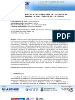 Verificação Didática e Experimental de Conceitos de Mecânica Dos Solos Através de Modelos Físicos