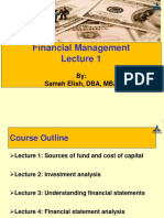 Finance and Accounting Lecture 1