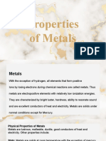 Properties of Metals