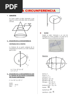 Ficha - La Circunferencia y La Elipse