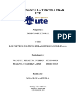 Partidos Políticos en La Republica Dominicana