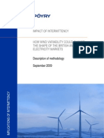 Impact of Intermittency: Description of Methodology September 2009