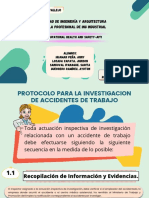 Protocolo para La Investigación de Accidentes de Trabajo