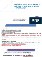 Manejo Residuos Solidos Establecimientos Salud Servicios Medicos Apoyo Centros Investigacion