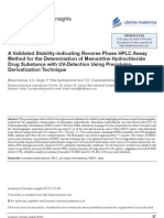 A Validated RP-HPLC Assay Method For Memantine HCL