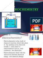 Lecture 21, Electrochemistry and Reactions