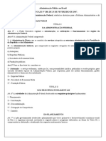 Decreto-Lei #200, de 25 de Fevereiro de 1967