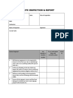 Post - Storm Inspection Checklist - Report