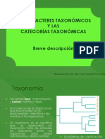 Caracteres y Categorias