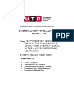 Formulación y Evaluación de Proyectos