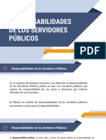 Responsabilidades de Los Servidores Publicos