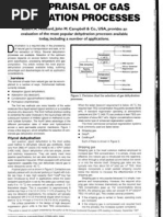 Gas Dehydration Processes