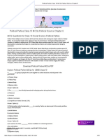 Political Parties Class 10 MCQs Political Science Chapter 6