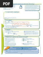 Attestation Particulier Employeur