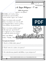 Interpretação Poema 5º Ano Clickseducativos