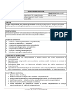 Plano de Aprendizagem - Análise Experimental Do Comportamento