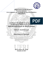 Preparo de Catalisadores Nimo Al2o3 para Hidrodessulfurizacao de Dibenzotiofeno