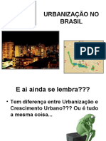 Urbanização História 2 Série Ensino Médio