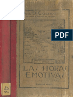 Las Horas Emotivas - Jose de Calderaro SUBRAYADO