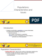 Lesson 5 Population Characteristics