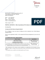 Hotel Indonesia Kempinski Jakarta - Proposal Letter For Group Mitra Indonesia On September 16th, 2022 Revised 3