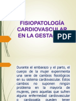 Clase 9 - Fisiopatología Cardiovasculares en La Gestación