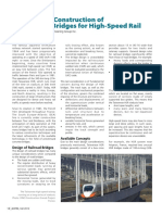 Design and Construction of Segmental Bridges For High-Speed Rail