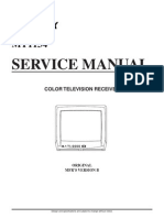 Service Manual: Color Television Receiver