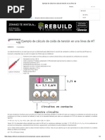 Calculo de Caida de Tension en Calbes de Media Tension