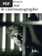 Notes Sur Le Cinématographe by Robert Bresson