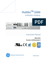 994-0152 G500 Substation Gateway Instruction Manual V280 R0