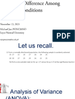 Chapter 5 Analysis of Difference Among Conditions Part 3