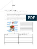 Biology Review Test - Part 2 - Grade 10