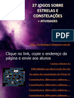 27 Jogos Sobre Estrelas e Constelações