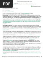 Diagnosis of Pulmonary Tuberculosis in Adults - UpToDate