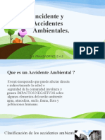 Capacitacion de Incidente y Accidentes Ambientales