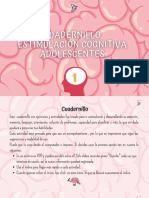 MERAKI Cuadernillo 1 Estimulación Cognitiva Adolescentes