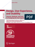 Design, User Experience, and Usability