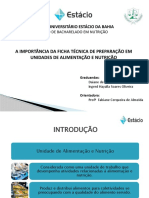 Finalizado - A Importância Da Ficha Técnica de Preparação em Unidades de Alimentação e Nutrição