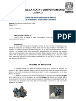 Obtención de La Plata y Comportamiento Químico