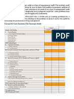 Unit 5 Strategic Audit Format