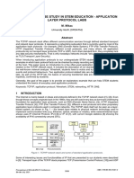 Networking Case Study in Stem Education - Application Layer Protocol Labs