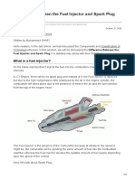 Difference Between The Fuel Injector and Spark Plug PDF