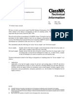 ClassNK Fitting or Designating Fuel Oil Sampling Points