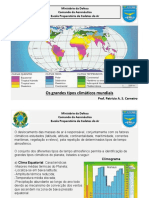 Aula 3. Clima. Tipos Climáticos Mundiais