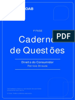 Caderno de Questões Direito Do Consumidor