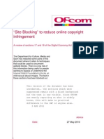 Ofcom Site Blocking Report With Redactions Removed