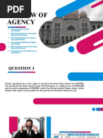 Group 2. Q3. The Law of Agency