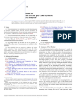 Proximate Analysis of Coal and Coke by Macro Thermogravimetric Analysis