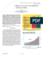 The Economic Effects of Covid-19 On Different Sectors in India